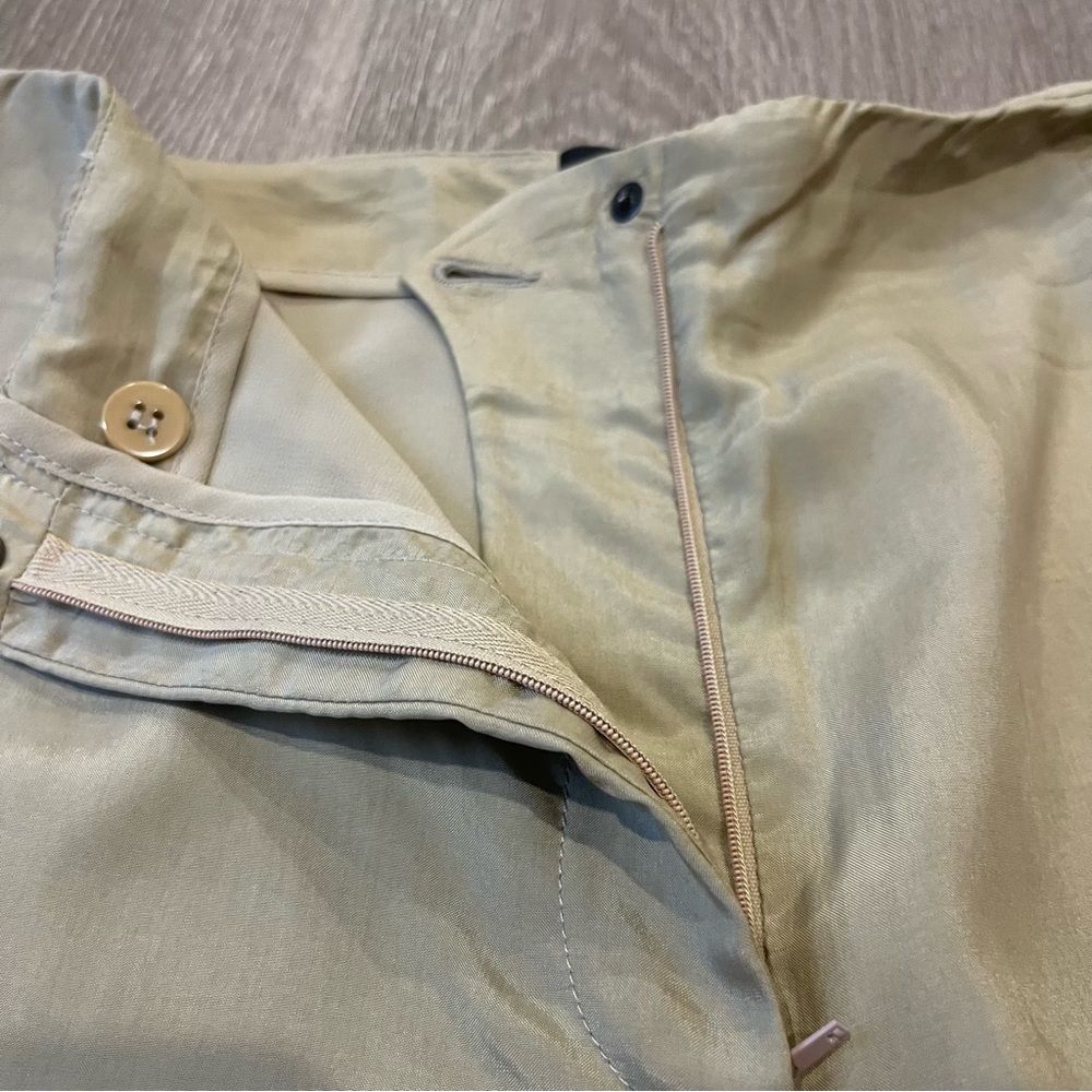 Giorgio Armani tan straight leg pants made in Italy - Picture 6 of 12